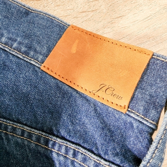 NWT Women J.Crew Petite High-Rise '90s Wide-Leg Jean in Antique Blue Wash Sz P32 - Picture 8 of 10